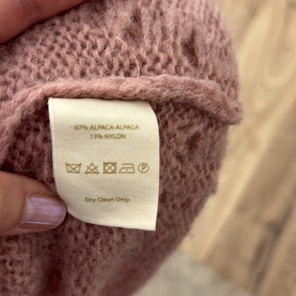 Free People small pink duster sweater - Picture 7 of 8